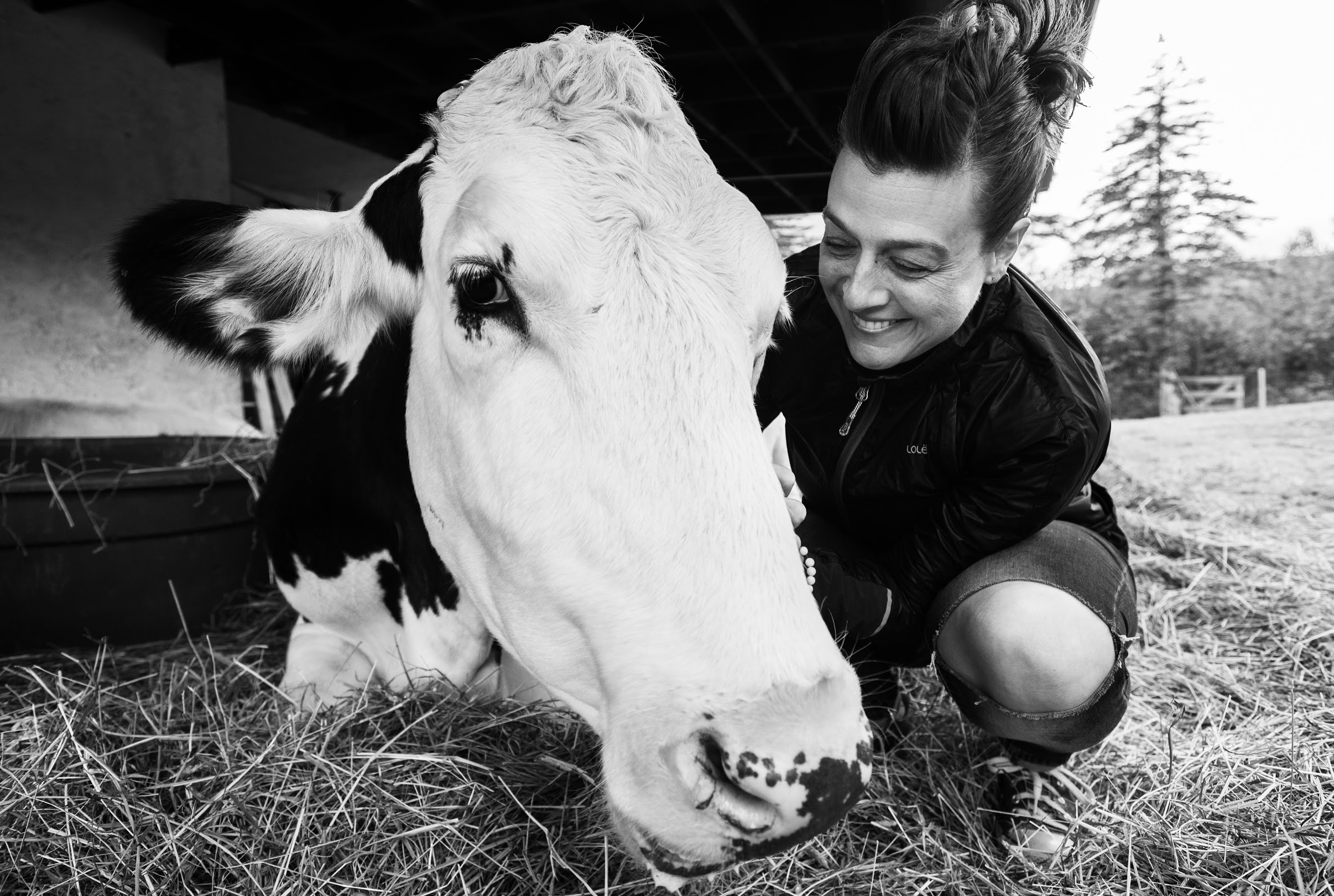Jennifer with animals